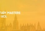UCL Global Master’s Scholarship